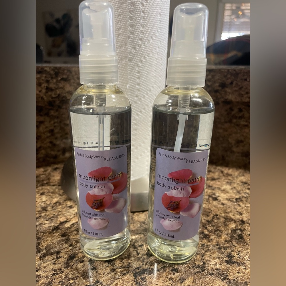 Bath & Body Works Moonlight Path Body Splash Travel Size set of 2